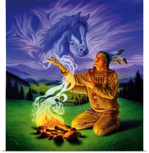 Spirit of the Horse | Native american artwork, Native american art ...