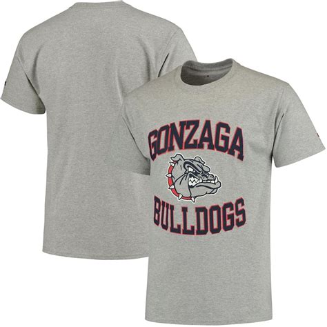 Men's Champion Gray Gonzaga Bulldogs Tradition T-Shirt