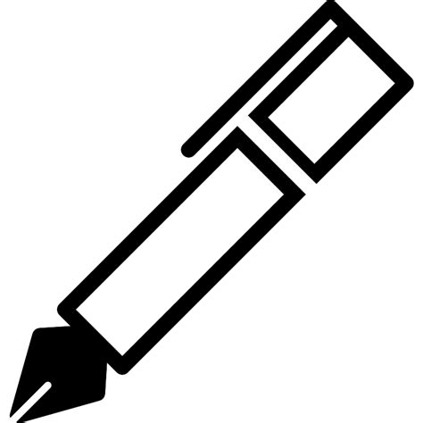 Calligraphy Pen Vector SVG Icon - SVG Repo