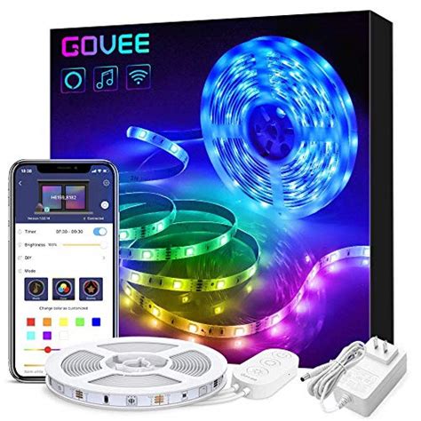 Govee Smart LED Strip Lights, 16.4ft — Deals from SaveaLoonie!