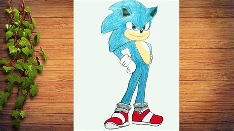 How to Draw Sonic 2 Movie Poster 🦔 Sonic The Hedgehog 2 Drawing Easy ...