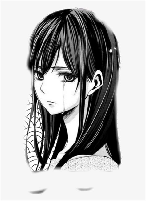 Sad Anime Manga Girl - Free Transparent PNG Download - PNGkey