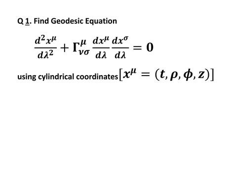 [Solved] First solve the christoffel symbol using | SolutionInn