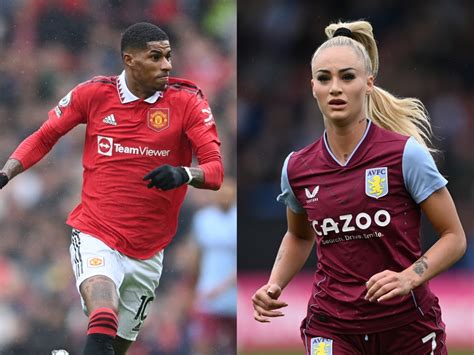 ‘Gent’ Marcus Rashford saves Aston Villa star Alisha Lehmann from male ...