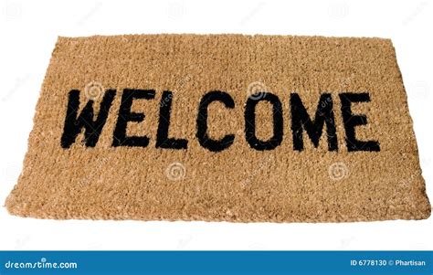 Welcome Mat Stock Photo - Image: 6778130