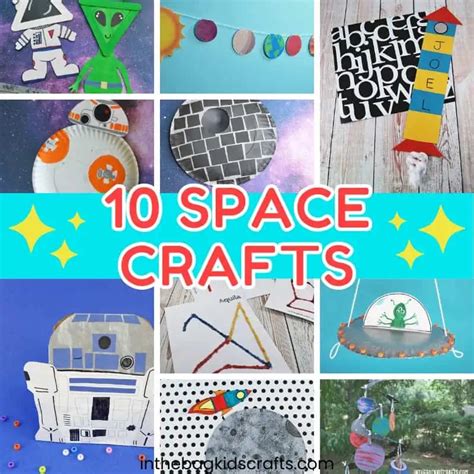 10 Space Crafts for Kids • In the Bag Kids' Crafts