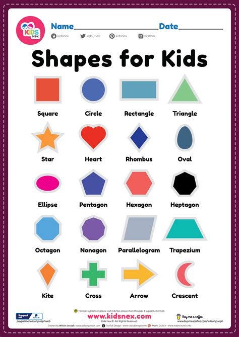 Printable Shapes For Kids To Learn