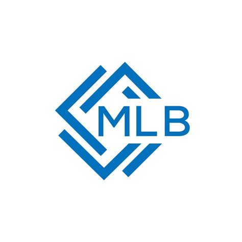 MLB letter logo design on white background. MLB creative circle letter ...