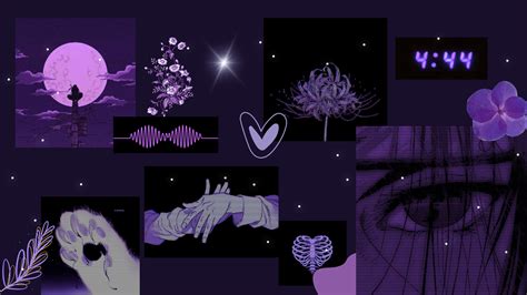 purple aesthetic laptop wallpaper anime over Laptop Wallpaper Desktop ...