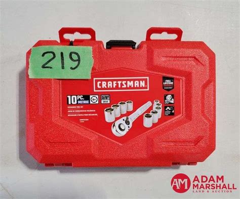 Craftsman Mechanics 3/8' Drive Metric Socket Set (10 Pc) - NIB - Adam Marshall Land & Auction, LLC