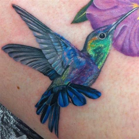 48 Greatest Hummingbird Tattoos of All Time - TattooBlend