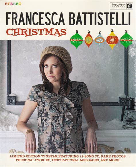 Francesca Battistelli - Christmas (2012, ZinePak, CD) | Discogs