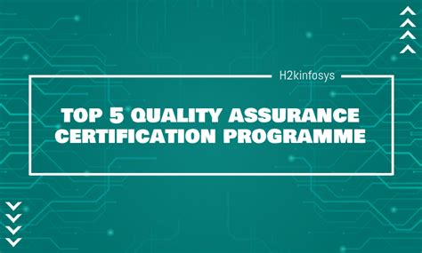 top 5 quality assurance certification programme - H2kinfosys Blog