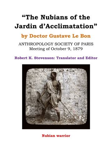 The Nubians of the Jardin d'Acclimatation : Gustave Le Bon : Free Download, Borrow, and ...