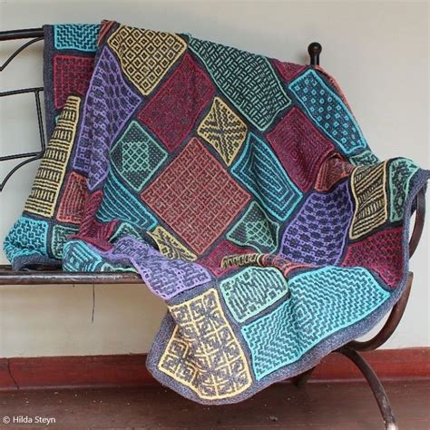 Mosaic Crochet Blankets - Ideas and Free Patterns - Ideas and Patterns | Mosaic crochet blanket ...