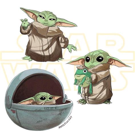 Baby Yoda Fan Art - Movie Wallpaper