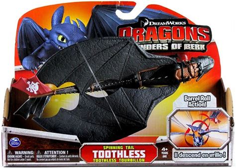 How to Train Your Dragon Defenders of Berk Toothless Action Figure Night Fury, Spinning Tail ...