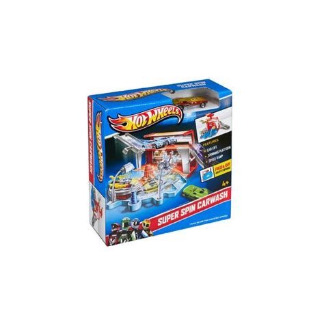 Hot Wheels Ready to Play TEAM HOT WHEELS™ Super Spin Car Wash - Toys & Games - Vehicles & Remote ...