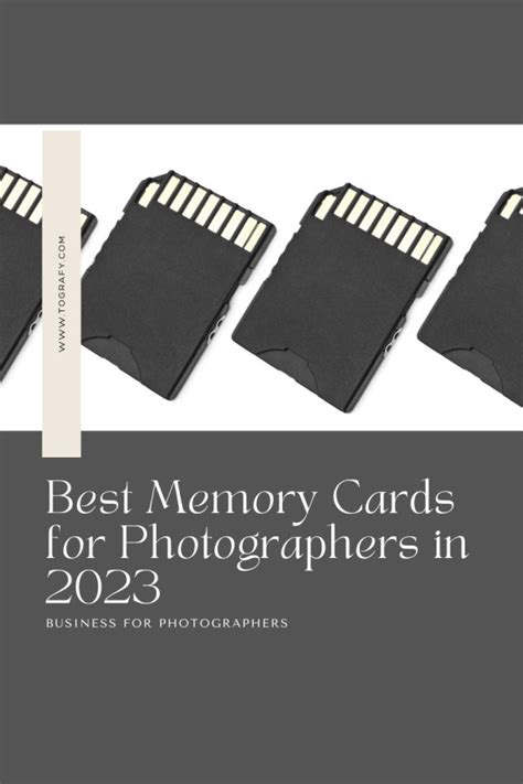 Best Memory Cards for Photographers in 2023