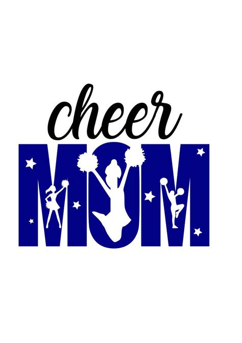 Cheer mom svg Mom svg cheerleader cutout svg file dxf | Etsy