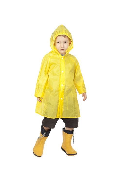 Child with raincoat stock image. Image of clothes, caucasian - 100112051