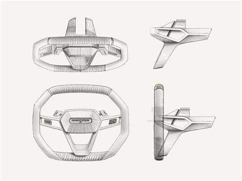 Steering wheel design of mine. : r/CarDesign