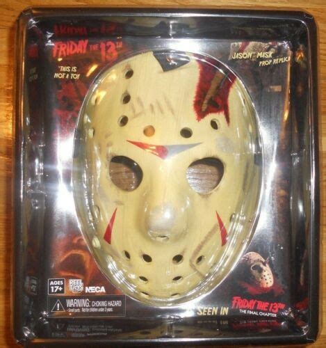 NECA JASON VOORHEES Hockey Mask Friday the 13th Part IV 1:1 Scale Prop Replica 4 | eBay