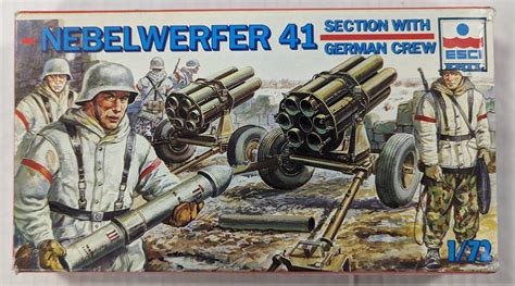 NEBELWERFER 41 SECTION WITH GERMAN CREW