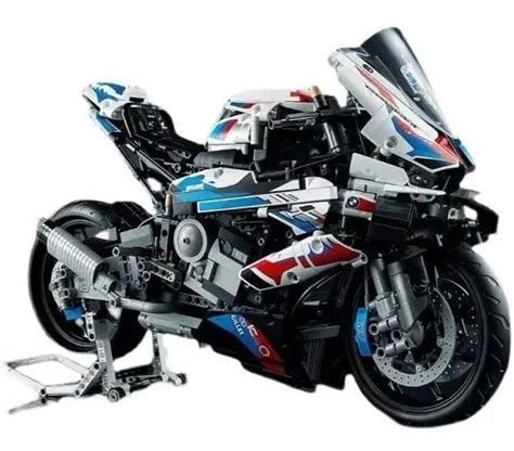 Miniatura Bmw S1000rr Hp4 1:5 Para Montar Technic 1920 Lego | Frete grátis