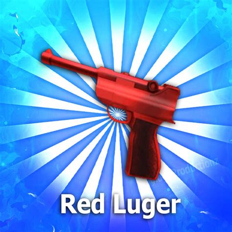 ROBLOX MURDER MYSTERY MM2 Red Luger Godly Gun Fast, 46% OFF