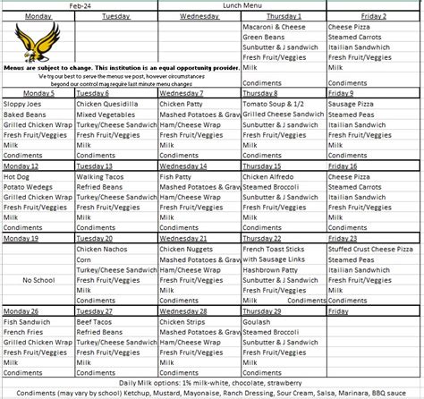 Lunch Menus - Midland Community School District