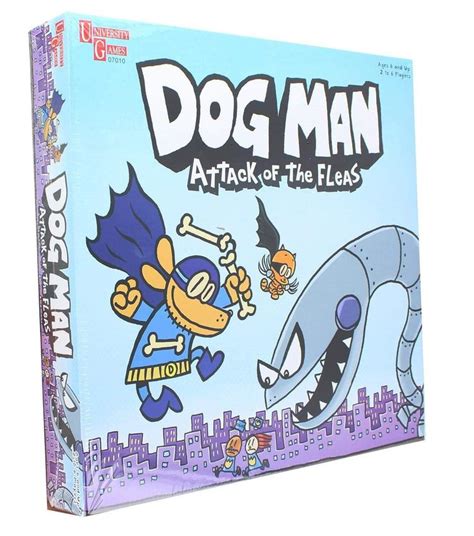 Dog Man Attack of the Fleas Board Game | For 2-6 Players | Dog man book ...