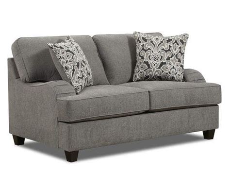 Broyhill Bringham Hill Gray Chenille Loveseat - Big Lots in 2022 | Love ...