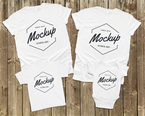 Family Shirt Mock Ups Matching Family Blank White Shirt - Etsy