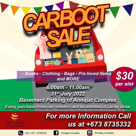 Carboot Sale - Brunei Tourism Official Site