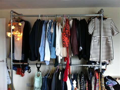 Wall Mounted clothing rail Clothes Rail, Clothes Line, Walk In Wardrobe ...