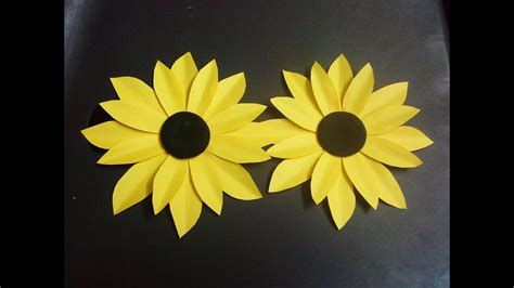 How To Make Sunflower Paper Craft - aquarium zubehör