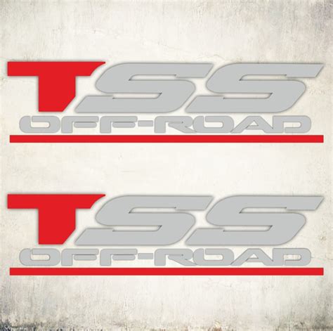 TOYOTA TSS off Road Stickers Decal SET - Etsy