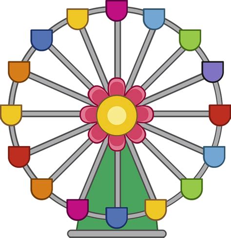 Ferris wheel clipart. Free download transparent .PNG | Creazilla