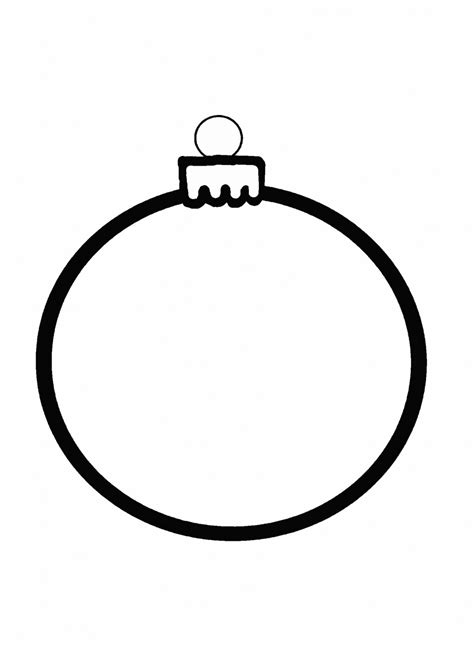 Christmas Ornament Outline Free Stock Photo - Public Domain Pictures