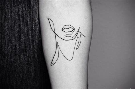 Minimal Single-Line Tattoos by Mo Ganji | Mo ganji, Single line tattoo, Line tattoos