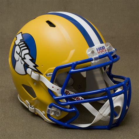 USFL Oakland Invaders Revolution Helmet | Football helmets, Nfl ...