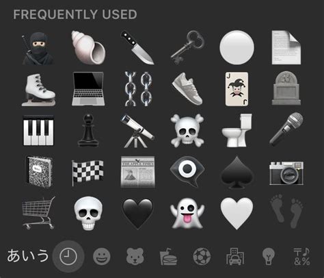 a bunch of different items that are on a black background with the words frequently used