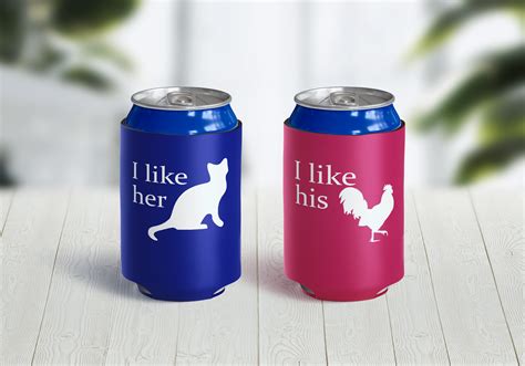 Show Your Feistiness for Each Other With These Funny Can Coolers. Sold ...