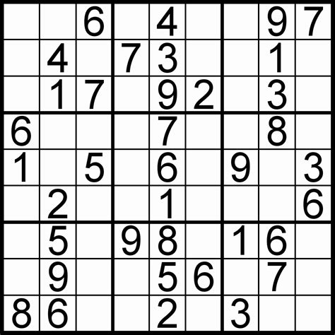 Easy Sudoku For Beginners Printable - Sudoku Printable