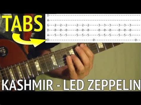 Kashmir - Led Zeppelin - Guitar Lesson WITH TABS! How to play Kashmir ...