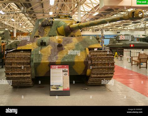 Tiger II Tank at Tank Museum in Bovington, UK Stock Photo, Royalty Free Image: 82247476 - Alamy