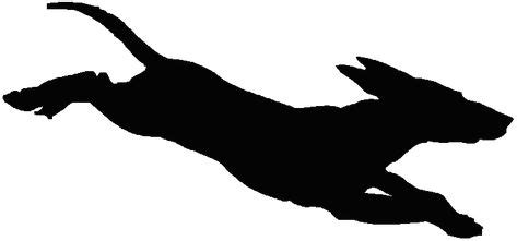 Running dog silhouette clip art. | Dog silhouette, Dogs, Silhouette ...