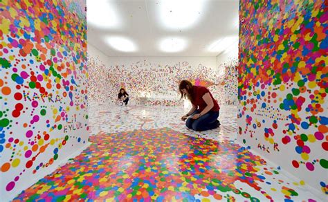 Images: Japanese artist Kusama turns polka dots into avant garde art-World News , Firstpost