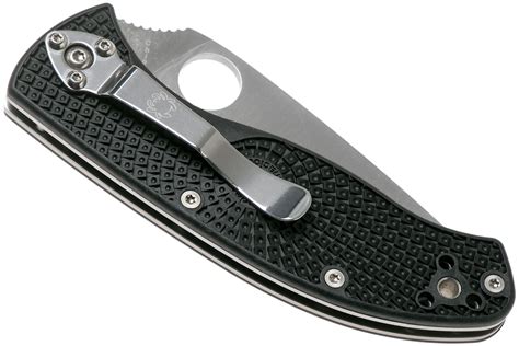 Spyderco Tenacious Light-weight C122SBK FRN serrated pocket knife | Advantageously shopping at ...